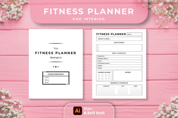 Fitness Workout Planner KDP Interior: A Practical Resource for Structured Fitness Documentation