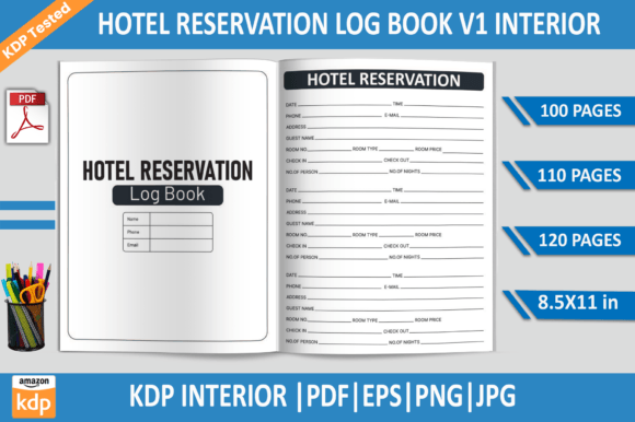 Hotel Reservation KDP Interior for Effortless Publishing